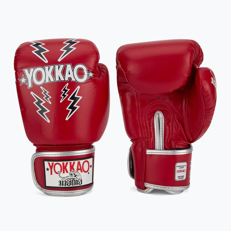 Mănuși de box pentru bărbați YOKKAO Stadium red