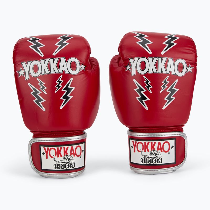 Mănuși de box pentru bărbați YOKKAO Stadium red 2