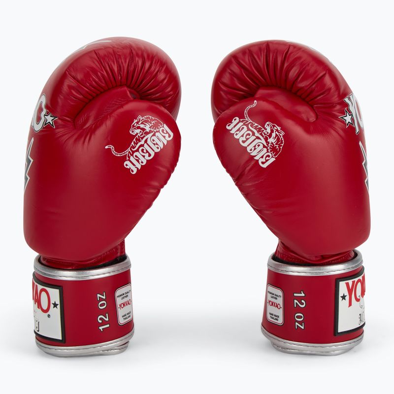 Mănuși de box pentru bărbați YOKKAO Stadium red 4