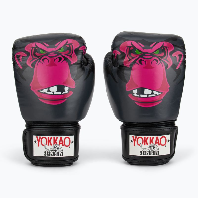 Mănuși de box pentru bărbați YOKKAO Primate black 2
