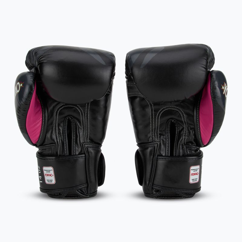 Mănuși de box pentru bărbați YOKKAO Primate black 3