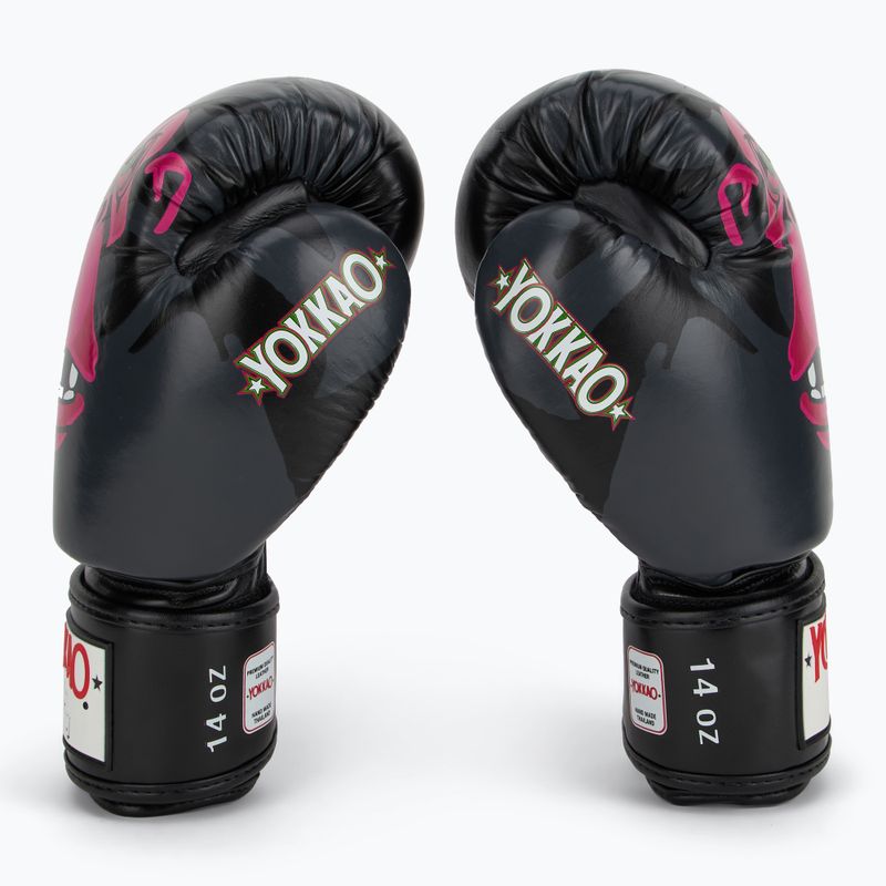 Mănuși de box pentru bărbați YOKKAO Primate black 4