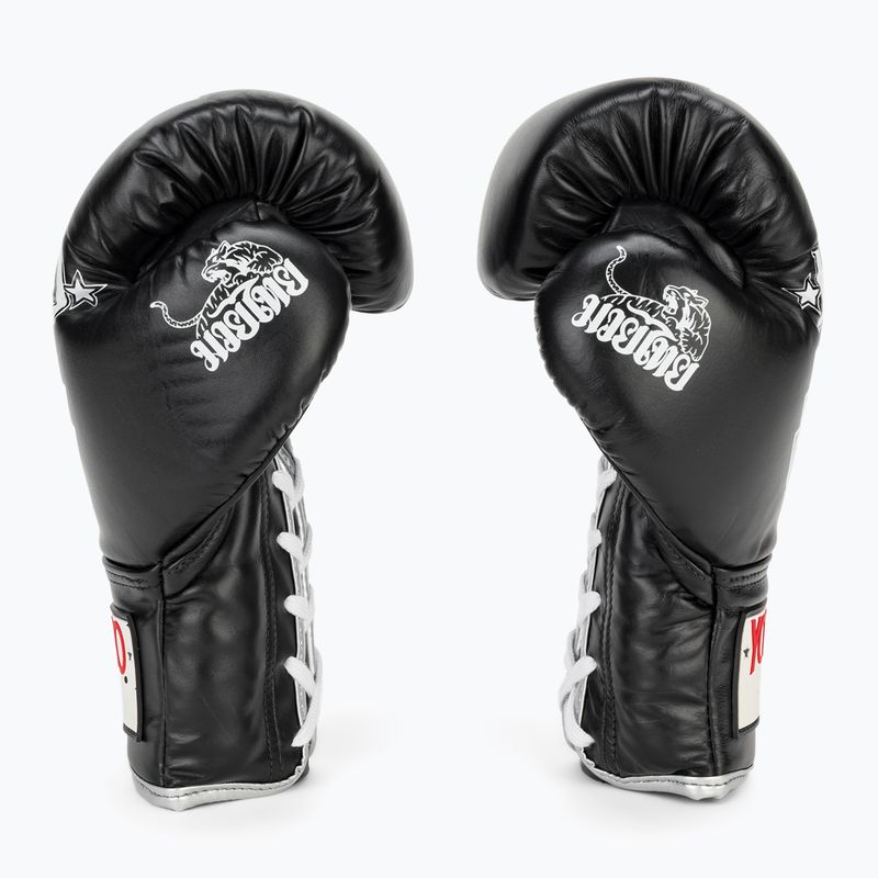 Mănuși de box pentru bărbați YOKKAO Stadium Lace Up black 4
