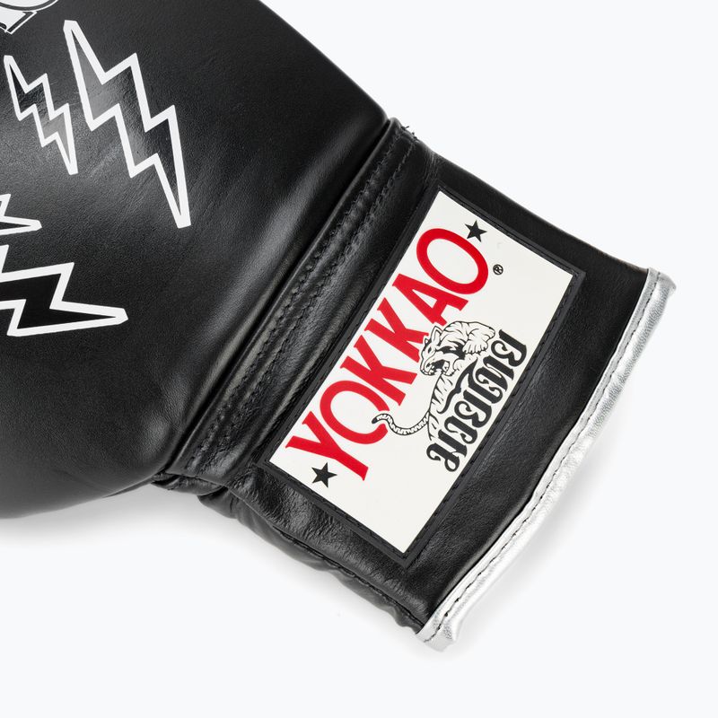 Mănuși de box pentru bărbați YOKKAO Stadium Lace Up black 6