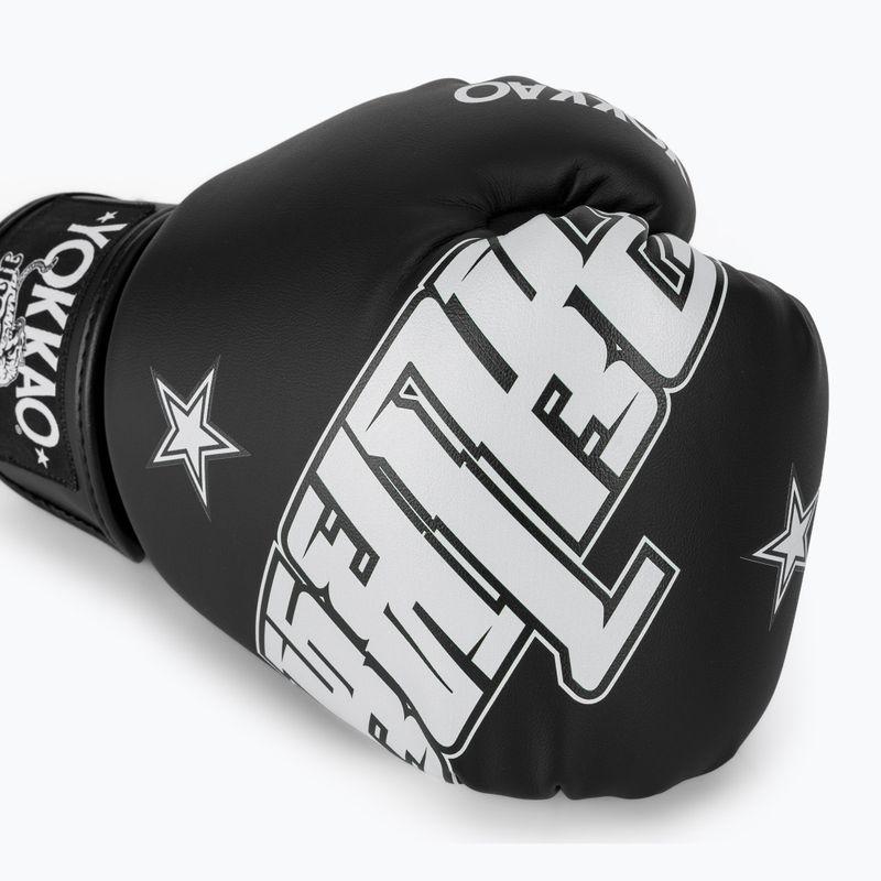 Mănuși de box YOKKAO Lettering Boxing black 5