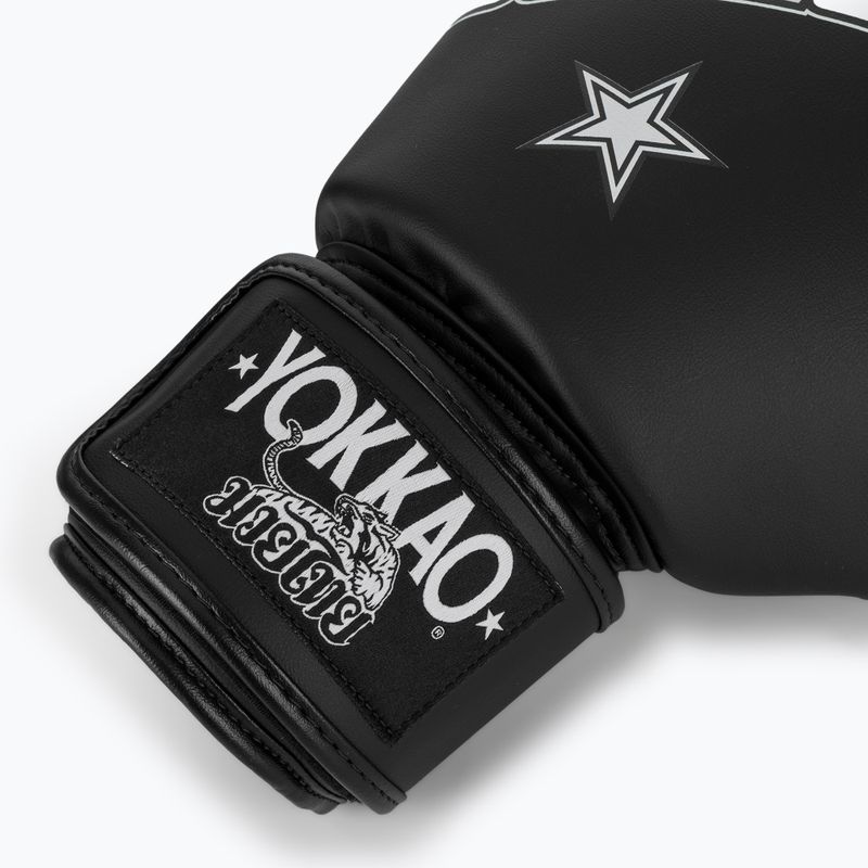 Mănuși de box YOKKAO Lettering Boxing black 6