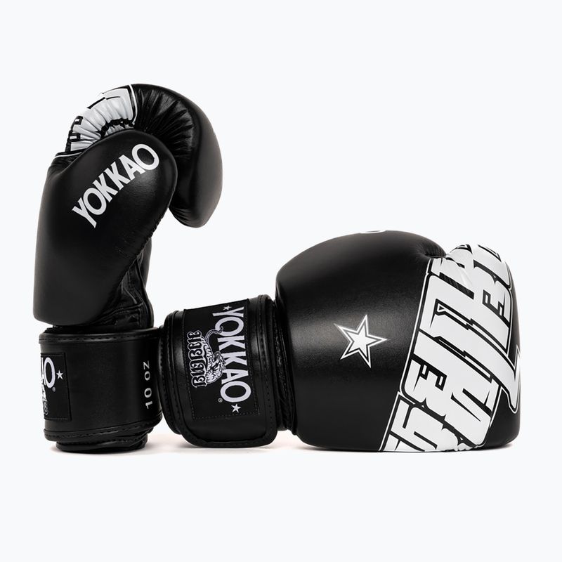 Mănuși de box YOKKAO Lettering Boxing black 3