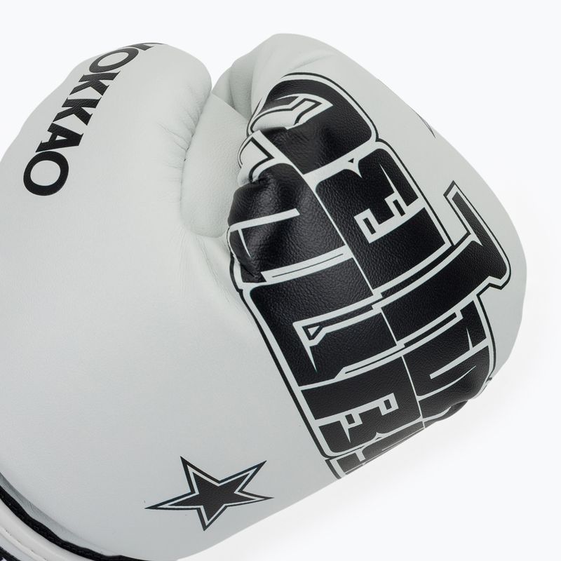Mănuși de box YOKKAO Lettering Boxing white 5