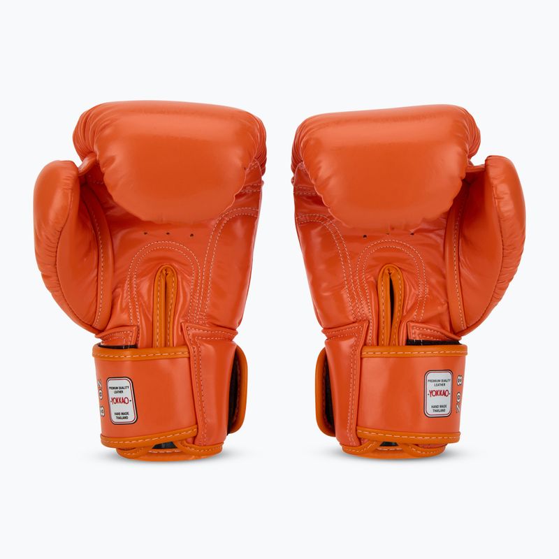 Mănuși de box pentru bărbați YOKKAO Matrix orange ibis 3
