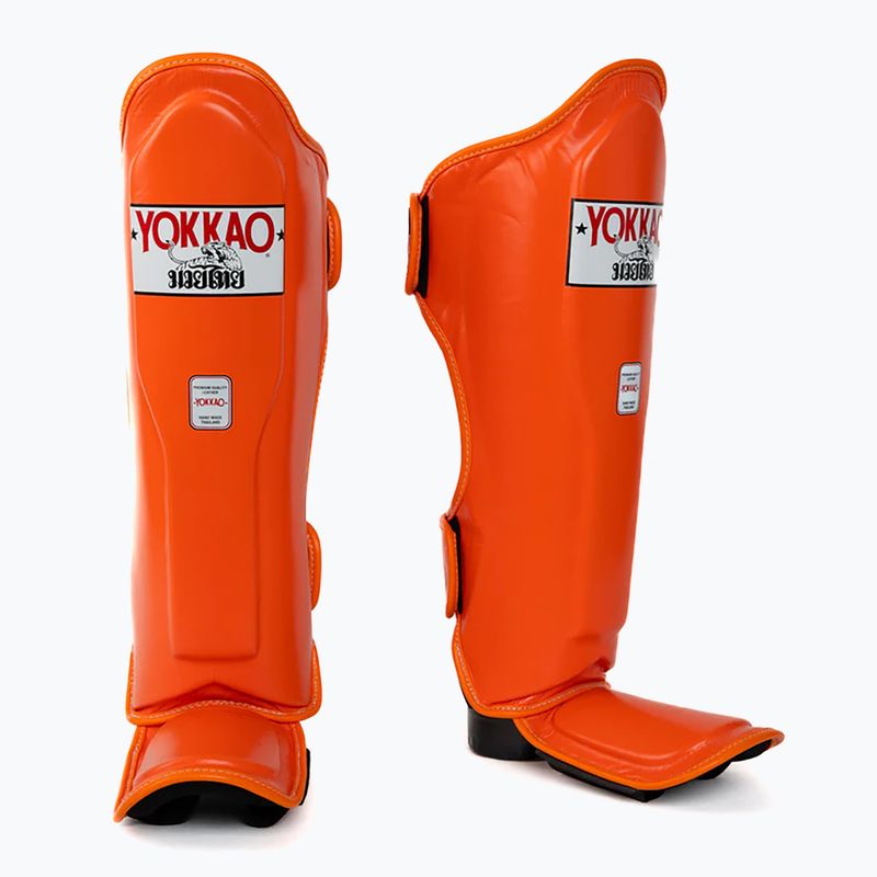 Apărători de tibie YOKKAO Matrix orange ibis 2