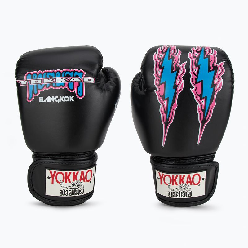 Mănuși de box pentru bărbați YOKKAO East Club black 2