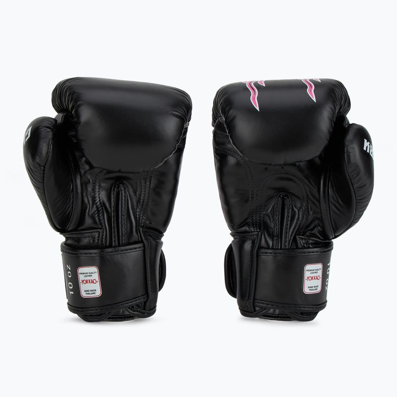 Mănuși de box pentru bărbați YOKKAO East Club black 3