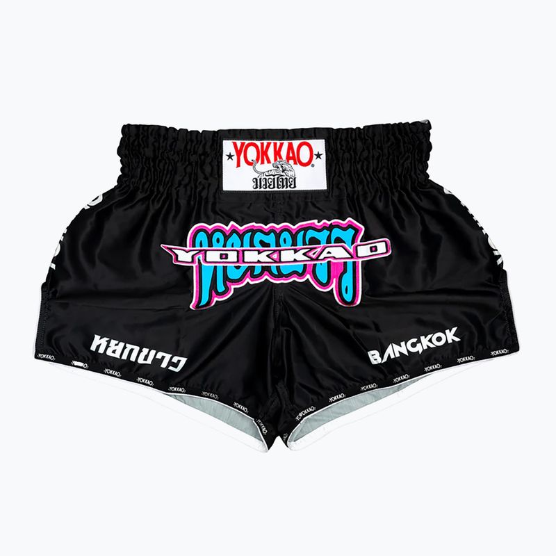 Pantaloni scurți de antrenament pentru bărbați YOKKAO East Club Fight black