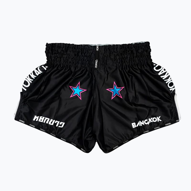 Pantaloni scurți de antrenament pentru bărbați YOKKAO East Club Fight black 2