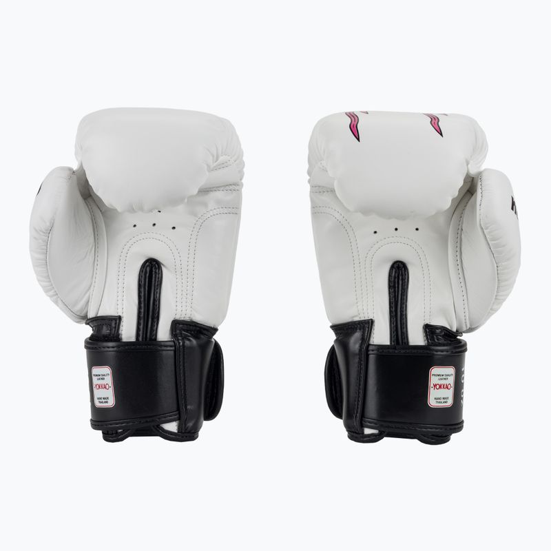 Mănuși de box pentru bărbați YOKKAO East Club white 3