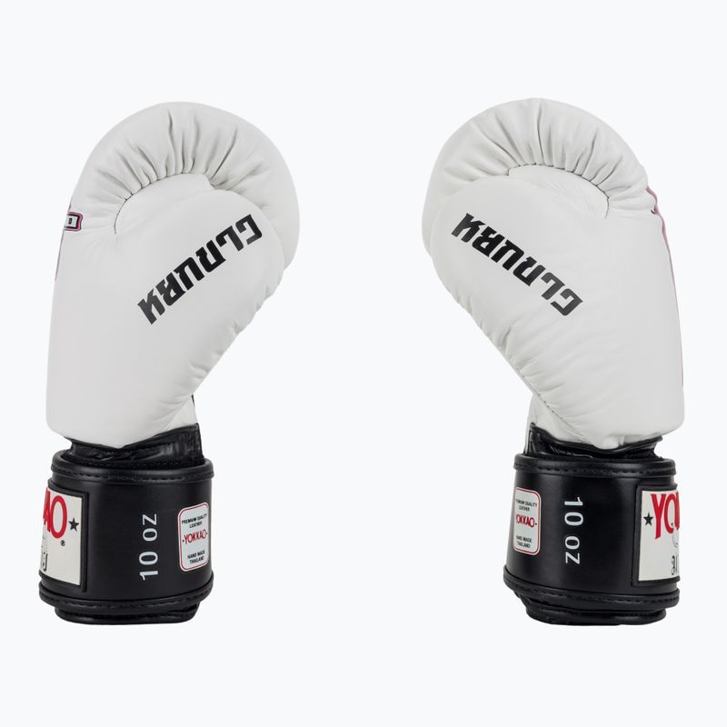 Mănuși de box pentru bărbați YOKKAO East Club white 4