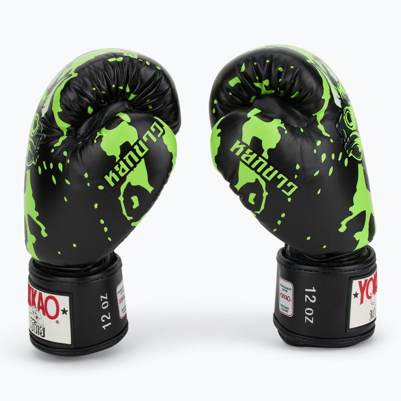 Mănuși de box pentru bărbați YOKKAO Angry Bull black 4