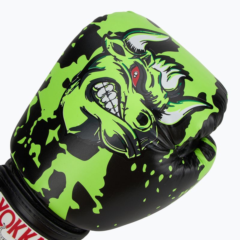 Mănuși de box pentru bărbați YOKKAO Angry Bull black 5