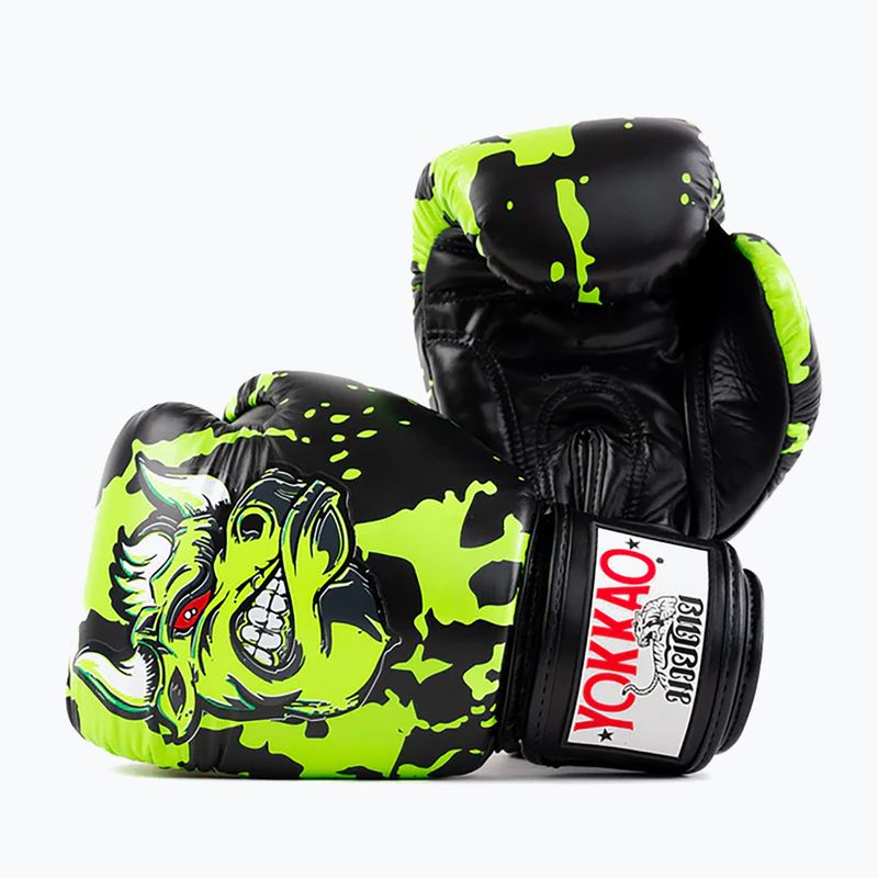 Mănuși de box pentru bărbați YOKKAO Angry Bull black 7