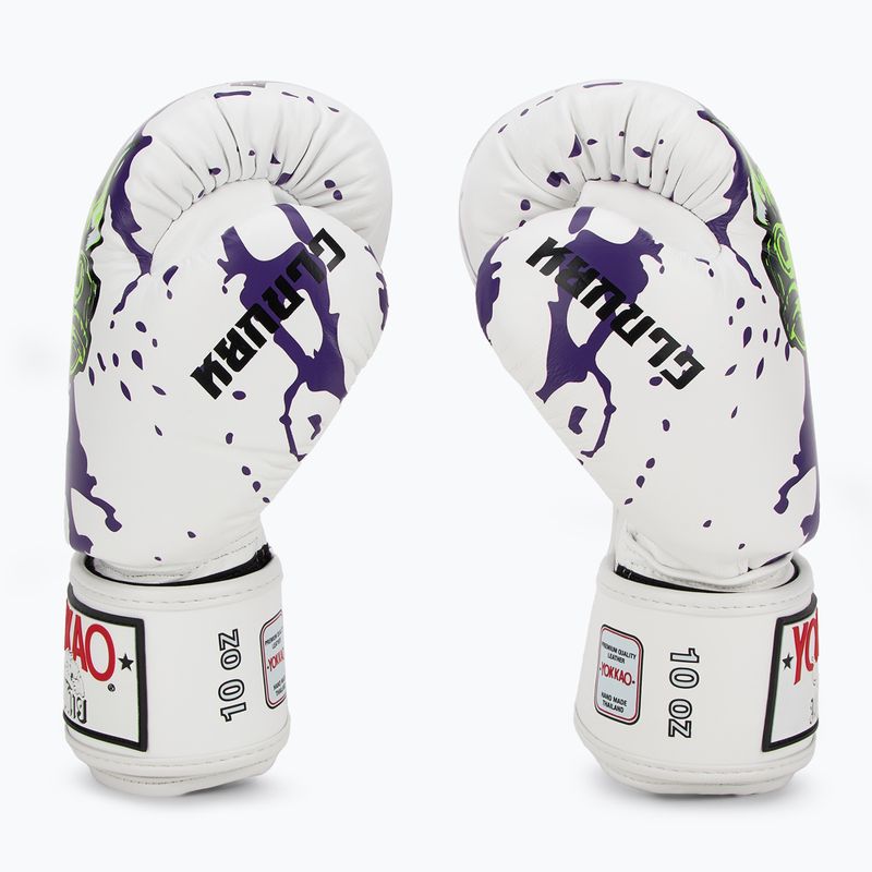 Mănuși de box pentru bărbați YOKKAO Angry Bull white 4
