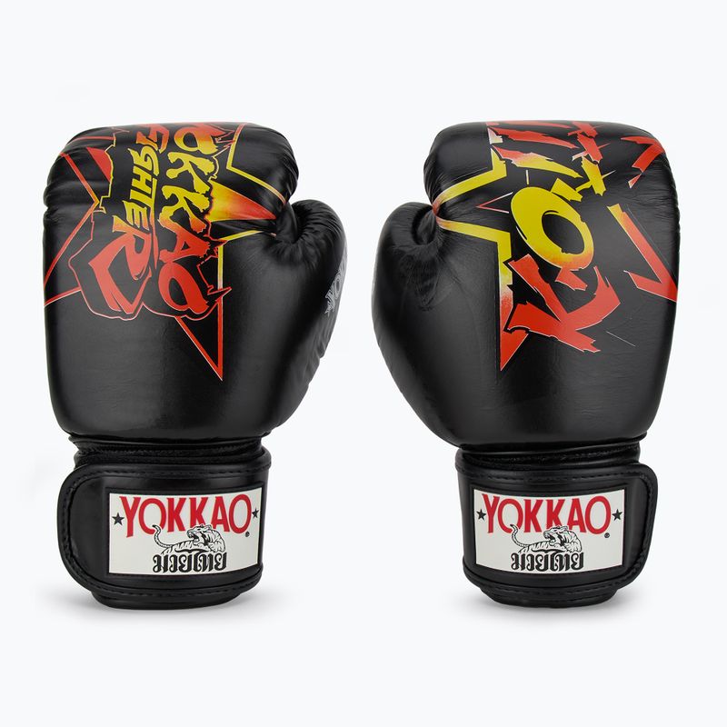 Mănuși de box pentru bărbați YOKKAO Fighter KO black 2