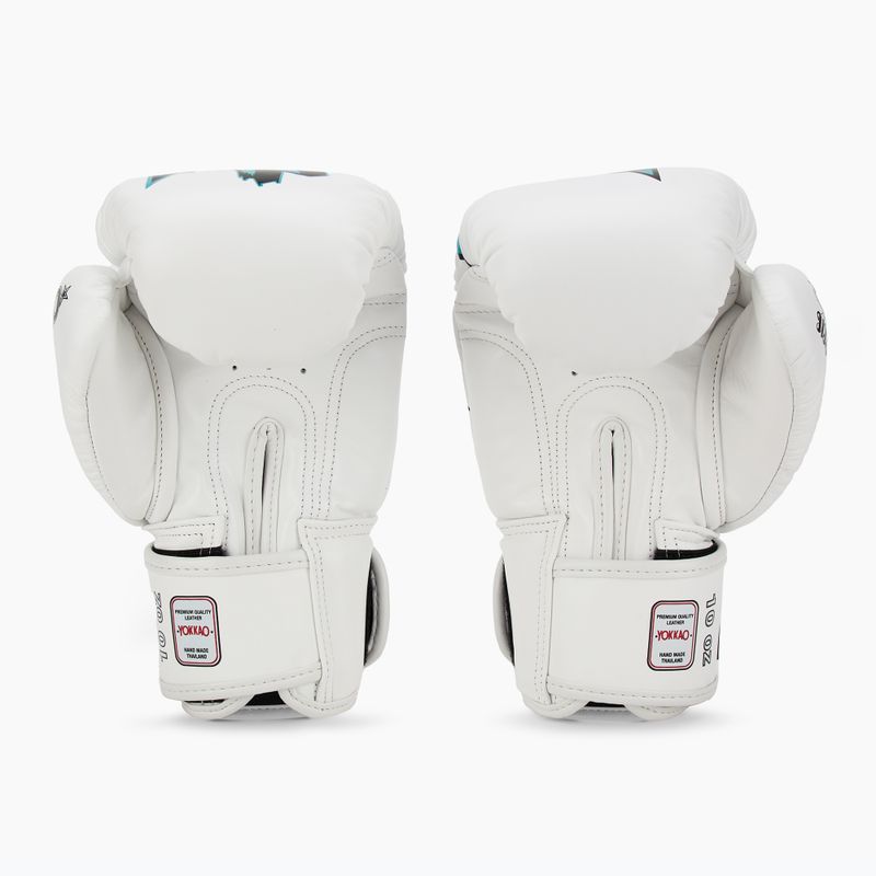Mănuși de box pentru bărbați YOKKAO Fighter KO white 3
