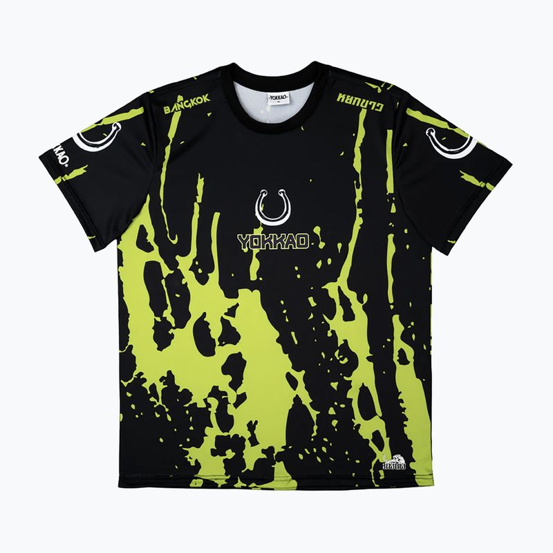 Tricou de antrenament bărbați YOKKAO Angry Bull Workout black