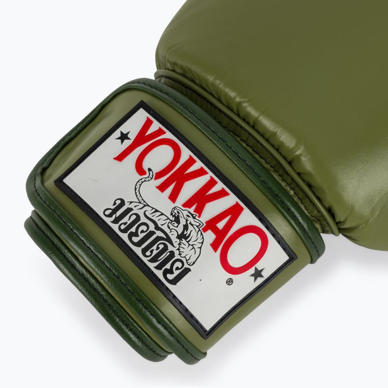 Mănuși de box YOKKAO Late Show Boxing olive 6