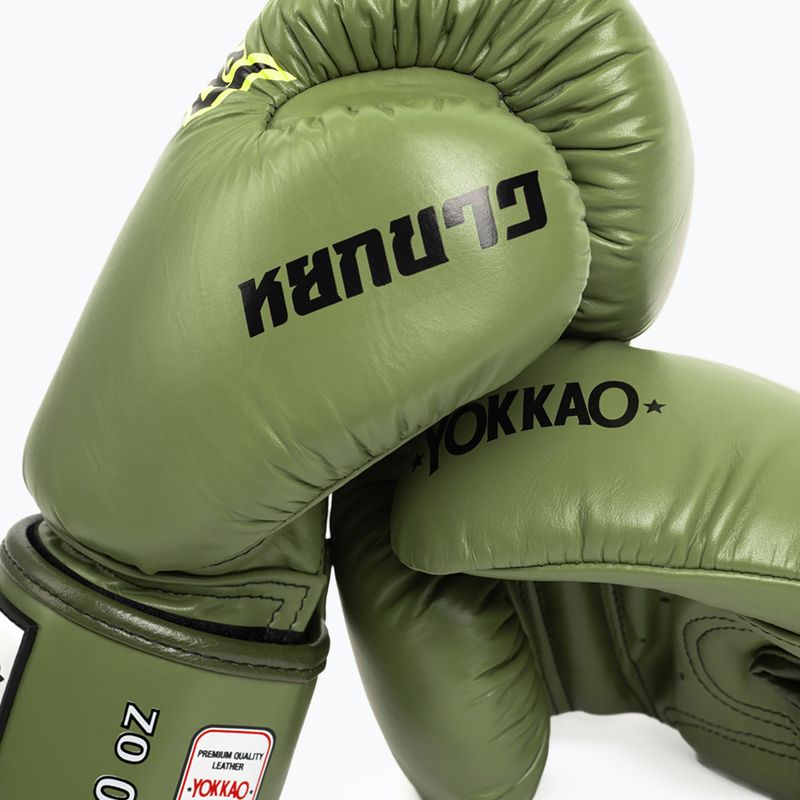 Mănuși de box YOKKAO Late Show Boxing olive 3