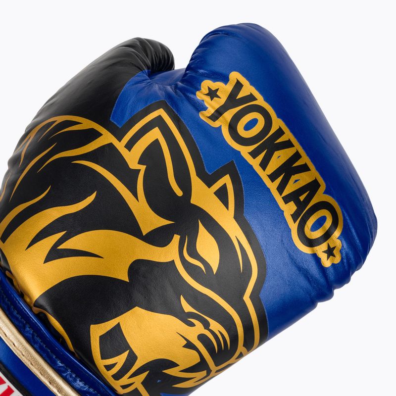 Mănuși de box YOKKAO Original Boxing Gloves electric blue 5