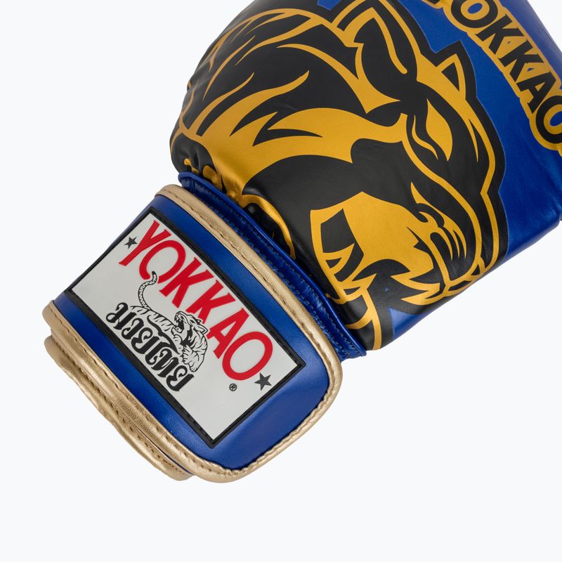 Mănuși de box YOKKAO Original Boxing Gloves electric blue 6