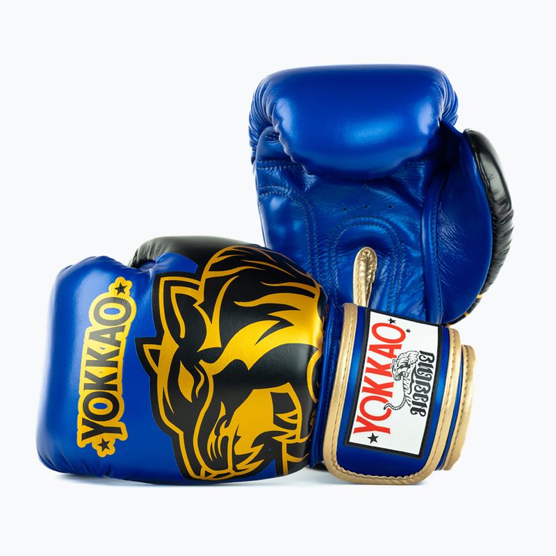 Mănuși de box YOKKAO Original Boxing Gloves electric blue 2
