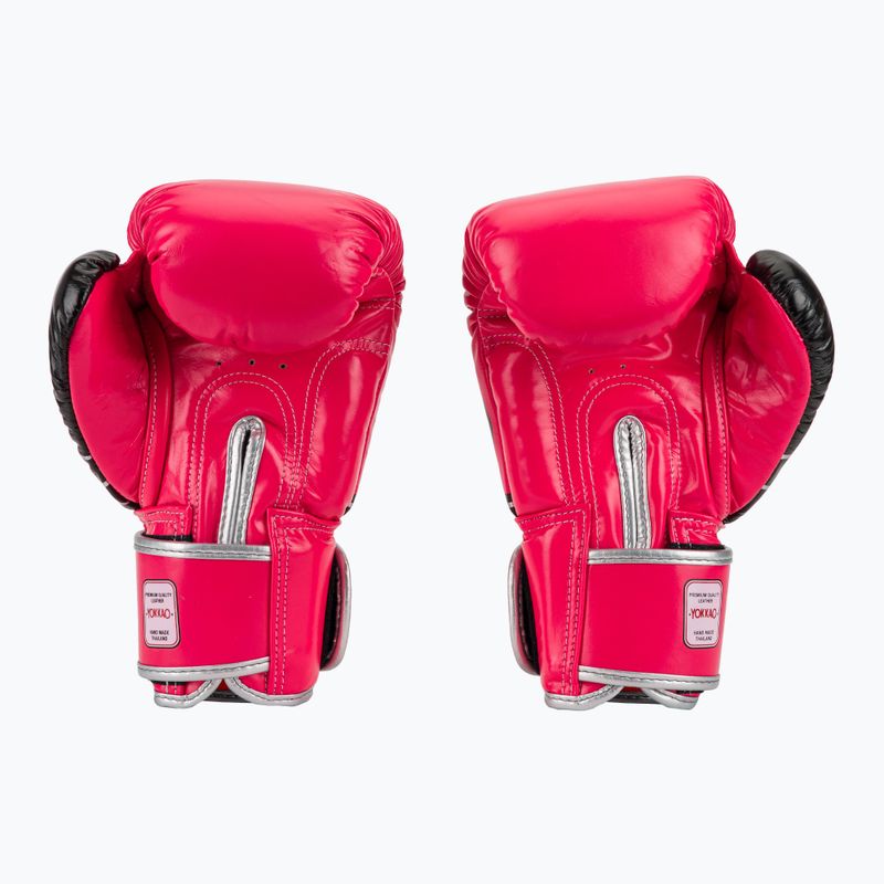 Mănuși de box YOKKAO Original Boxing Gloves fuchsia 3