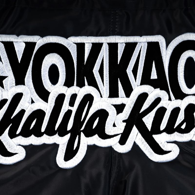 Pantaloni scurți de antrenament pentru bărbați YOKKAO Khalifa Kush Muay Thai black 4