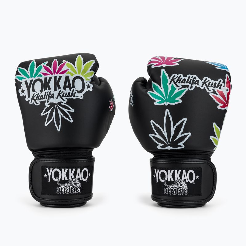 Mănuși de box YOKKAO Khalifa Kush Boxing black 2
