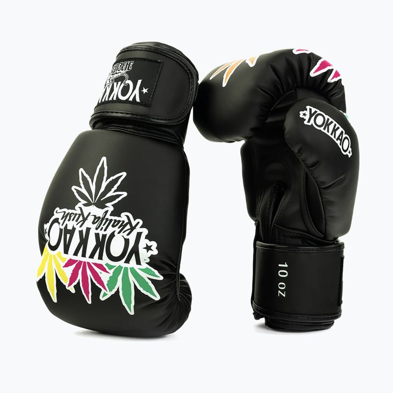 Mănuși de box YOKKAO Khalifa Kush Boxing black 2