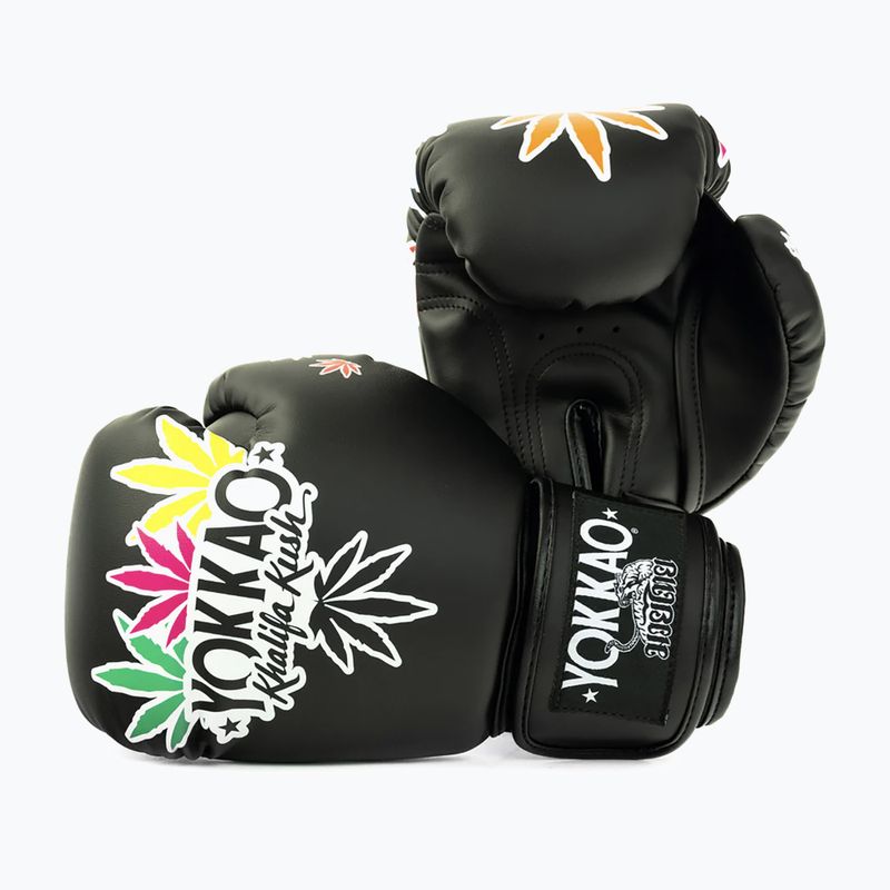 Mănuși de box YOKKAO Khalifa Kush Boxing black 3