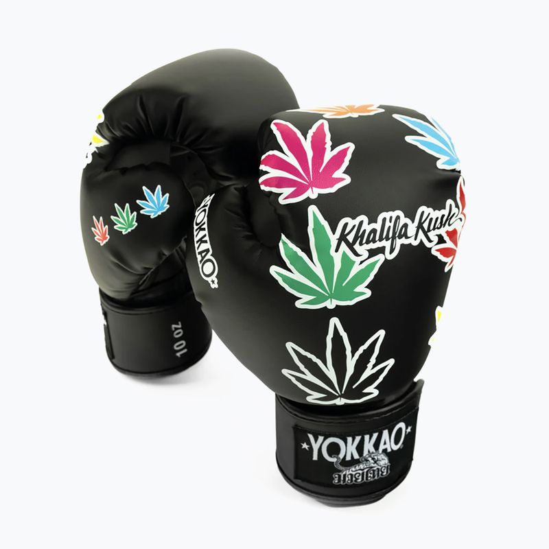Mănuși de box YOKKAO Khalifa Kush Boxing black 5