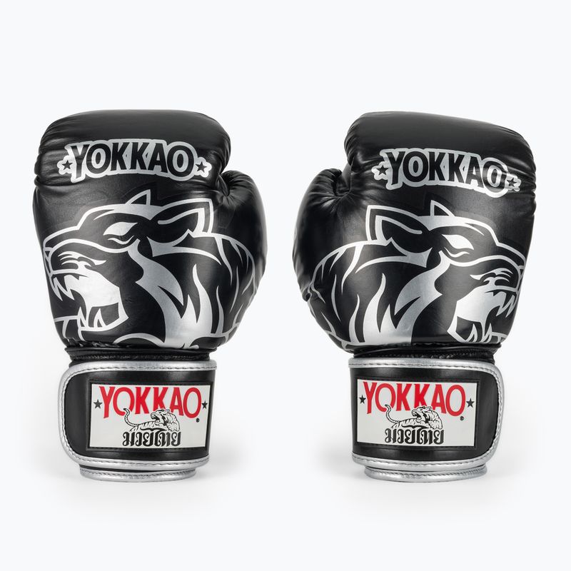 Mănuși de box YOKKAO Original Boxing Gloves absolute black 2