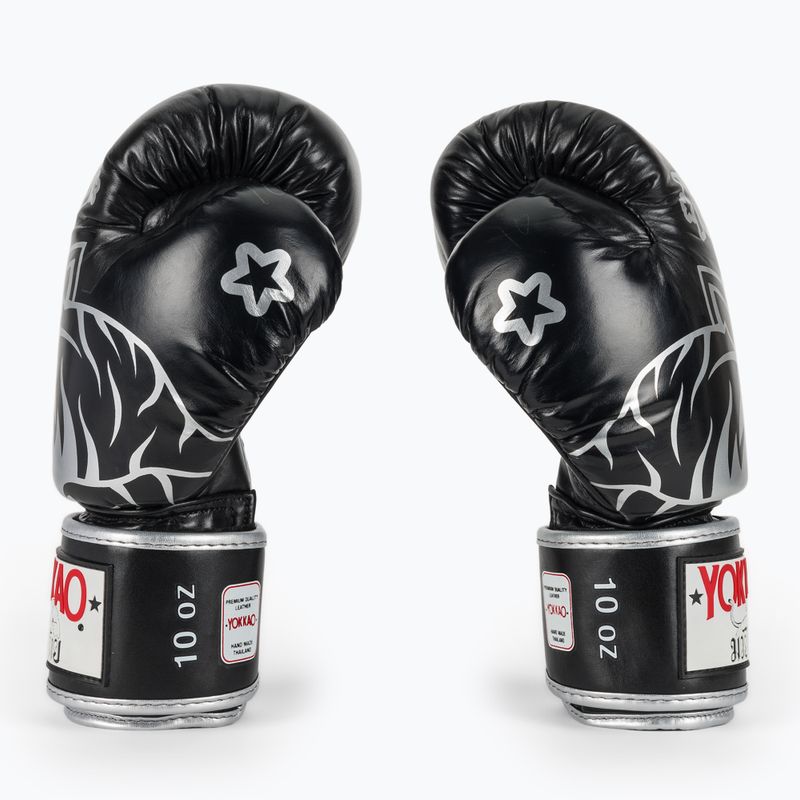 Mănuși de box YOKKAO Original Boxing Gloves absolute black 4