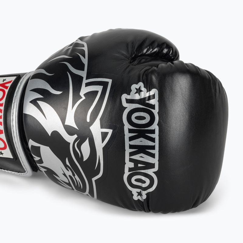 Mănuși de box YOKKAO Original Boxing Gloves absolute black 5