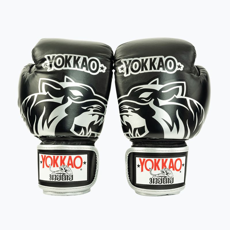 Mănuși de box YOKKAO Original Boxing Gloves absolute black 2