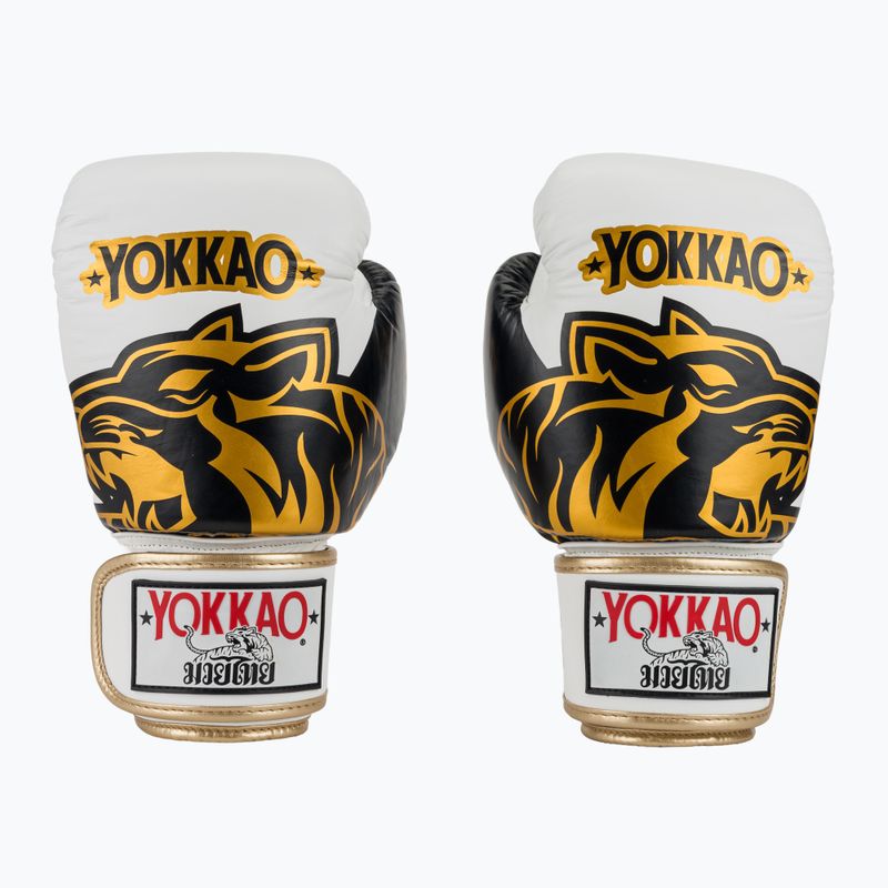Mănuși de box YOKKAO Original Boxing Gloves absolute white 2