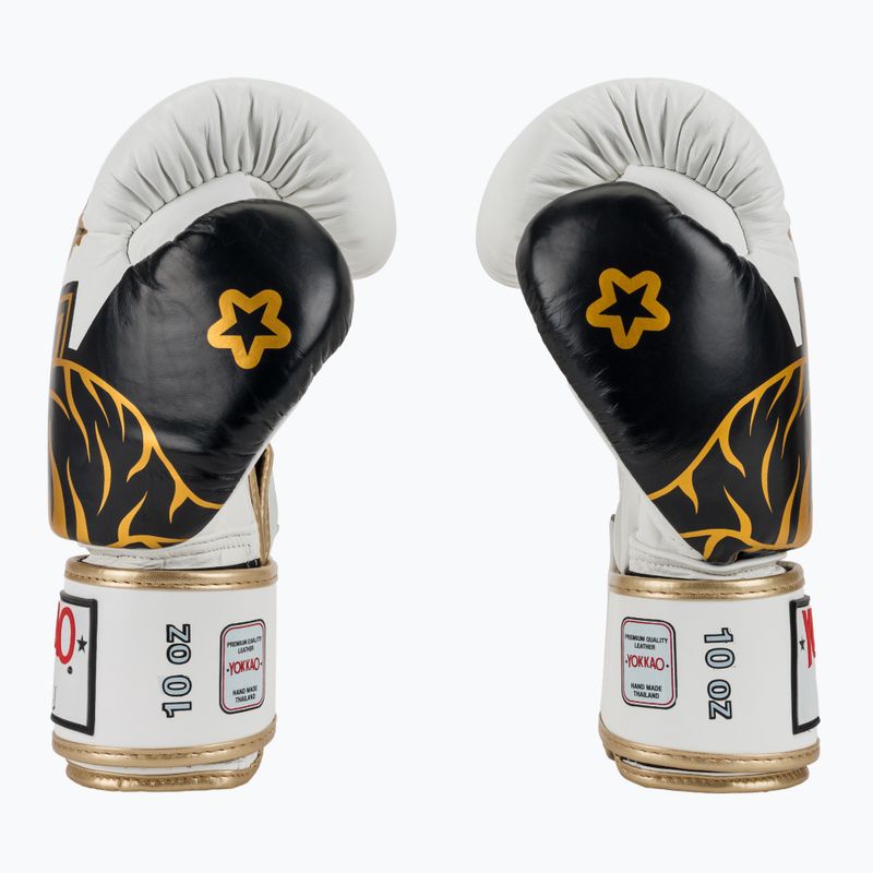 Mănuși de box YOKKAO Original Boxing Gloves absolute white 4