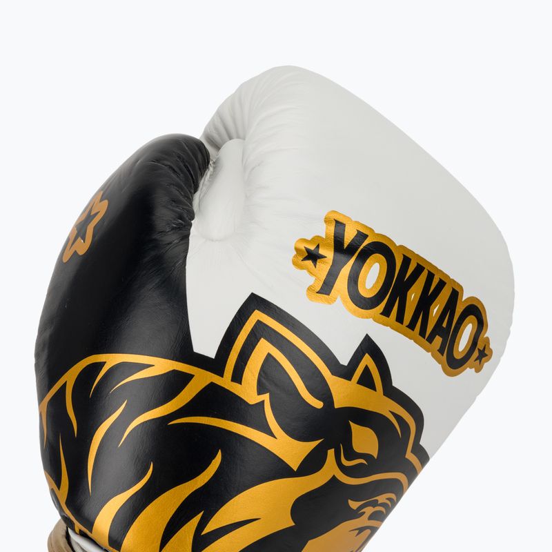 Mănuși de box YOKKAO Original Boxing Gloves absolute white 5