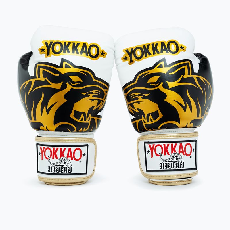 Mănuși de box YOKKAO Original Boxing Gloves absolute white