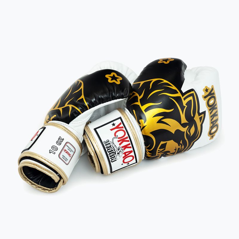 Mănuși de box YOKKAO Original Boxing Gloves absolute white 3