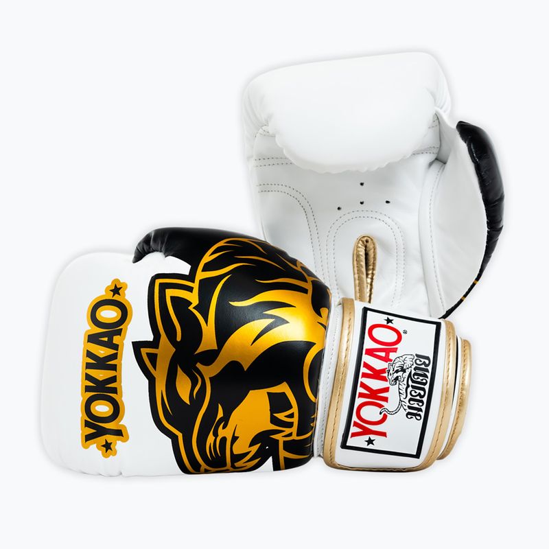 Mănuși de box YOKKAO Original Boxing Gloves absolute white 4