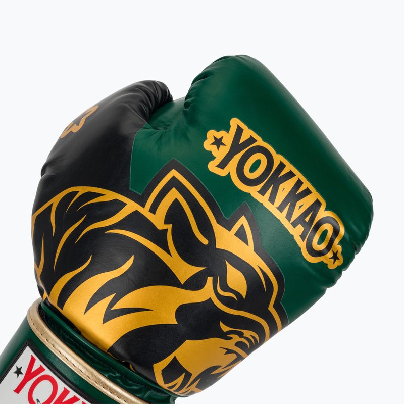 Mănuși de box YOKKAO Original Boxing Gloves forest green 5