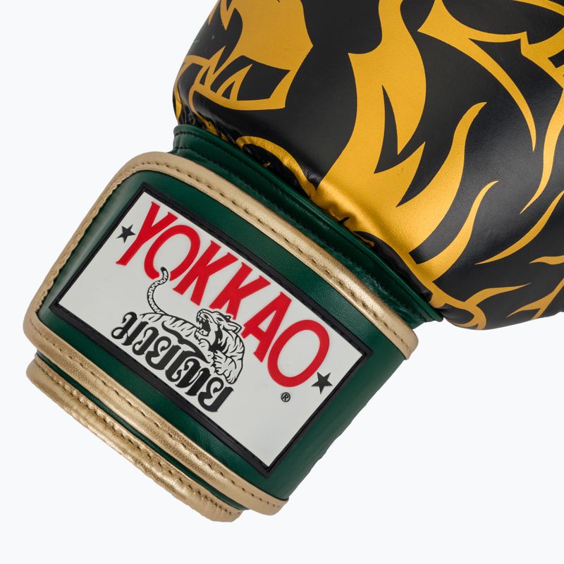 Mănuși de box YOKKAO Original Boxing Gloves forest green 6